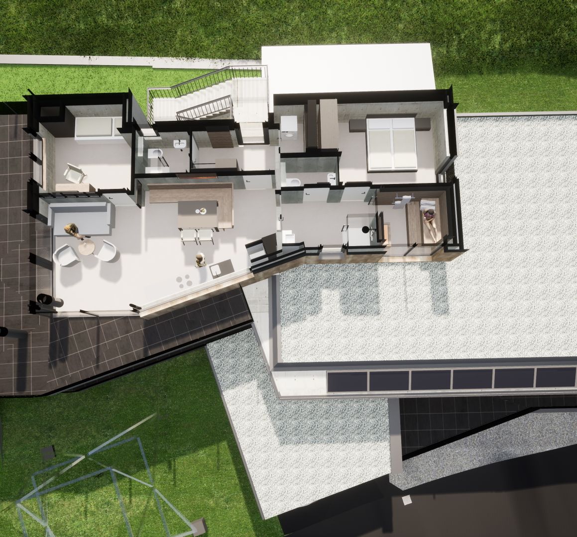 Visualisierung Privatwohnhaus