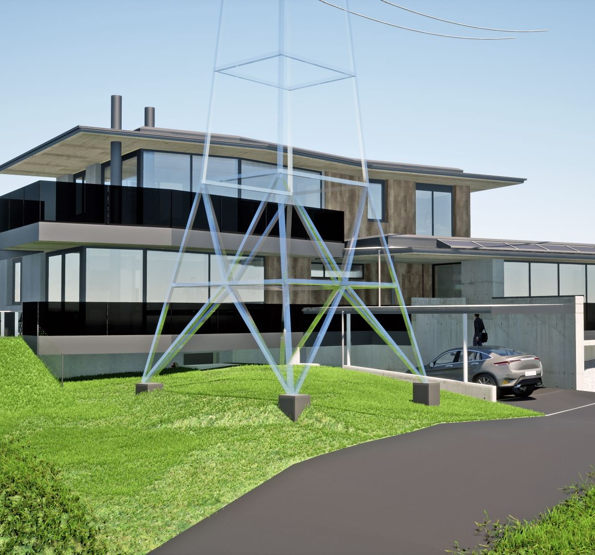 Visualisierung Privatwohnhaus