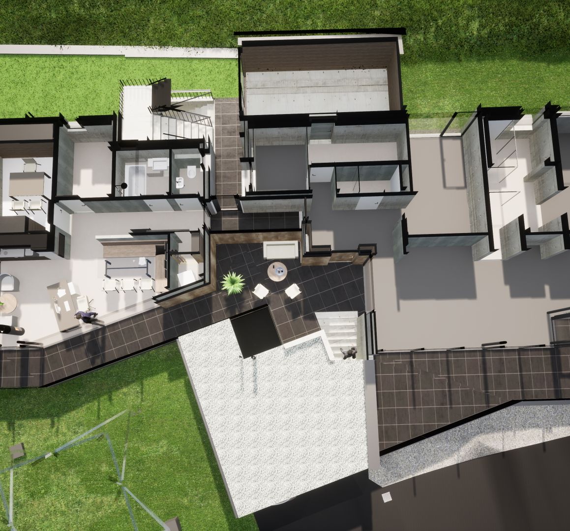 Visualisierung Privatwohnhaus