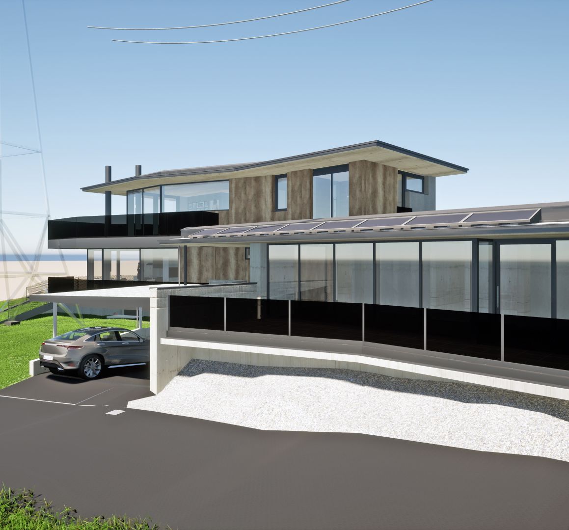 Visualisierung Privatwohnhaus